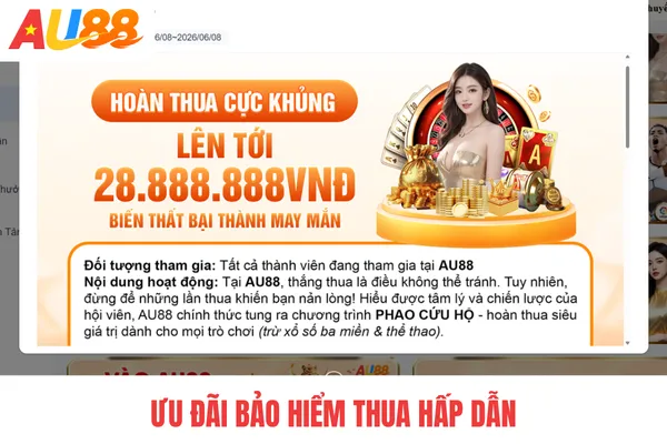 Ưu đãi bảo hiểm thua hấp dẫn Ưu đãi bảo hiểm thua hấp dẫn